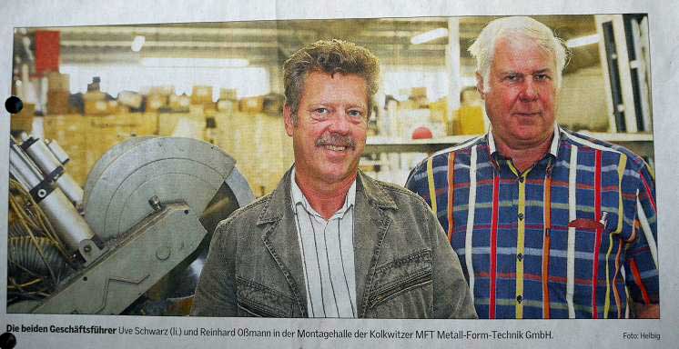 MFT Kolkwitz in der Presse